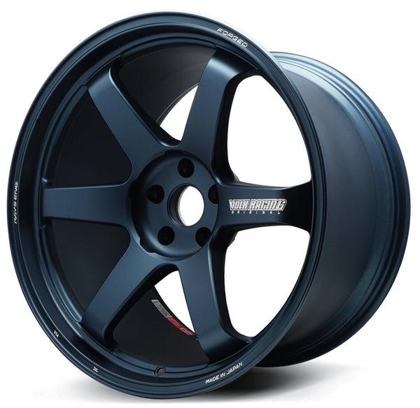 RAYS VOLK RACING TE37 ULTRA M-SPEC 19x9.5 +23 / 10.5 +35 5x112 MATTE BLUE GUNMETAL