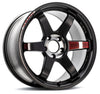 RAYS VOLK RACING TE37SL Black Edition III 18x9.5 +39 5x120 PRESSED BLACK / REDOT