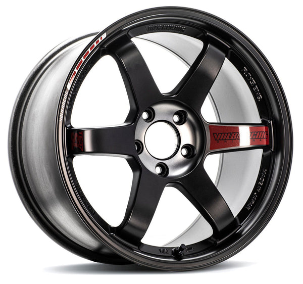 RAYS VOLK RACING TE37SL Black Edition III 18x9.5 +39 5x120 PRESSED BLACK / REDOT