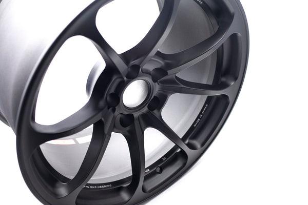 RAYS VOLK RACING NE24 18x9.5 +45 5x120 MATTE GUNBLACK