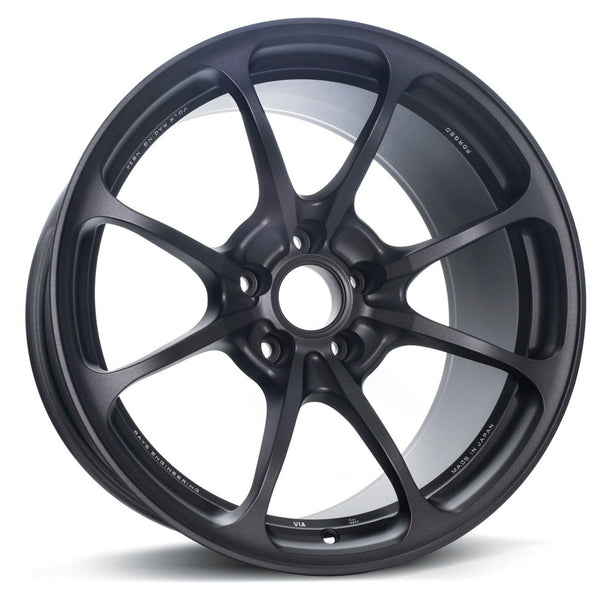 RAYS VOLK RACING NE24 18x9.5 +45 5x120 MATTE GUNBLACK