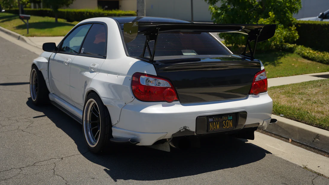 APR- Subaru Impreza WRX/ STI Carbon Fiber License Plate Frame 2004-2007