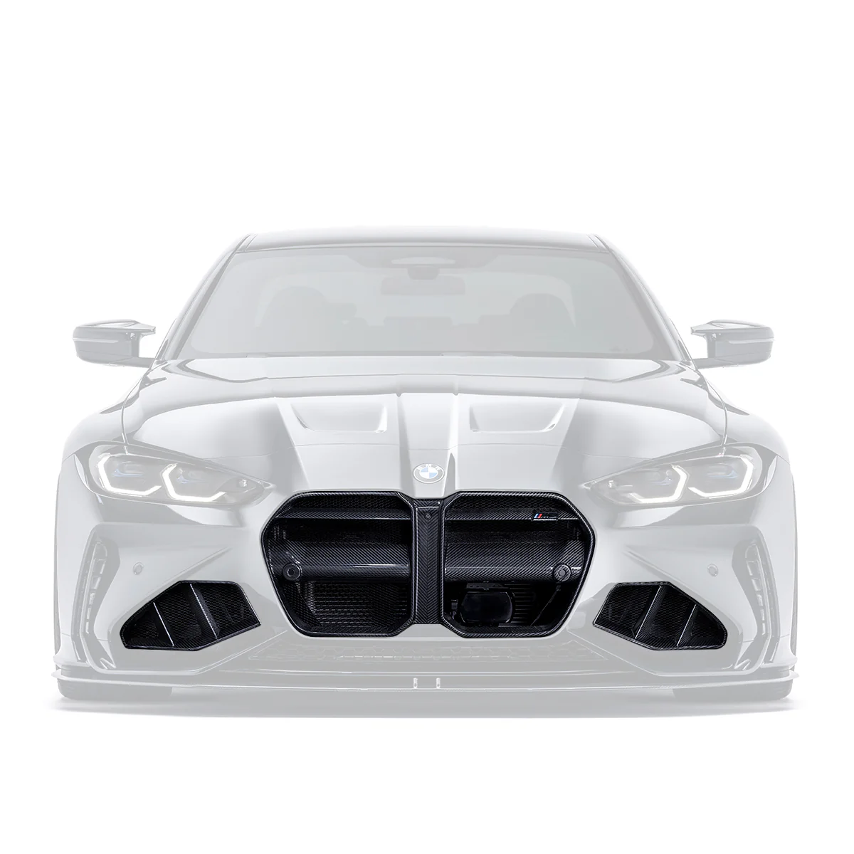 ADRO- BMW G8X M3/M4 FRONT BUMPER CARBON FIBER GRILLE & DUCT VENTS