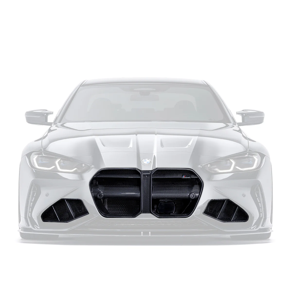 ADRO- BMW G8X M3/M4 FRONT BUMPER CARBON FIBER GRILLE & DUCT VENTS