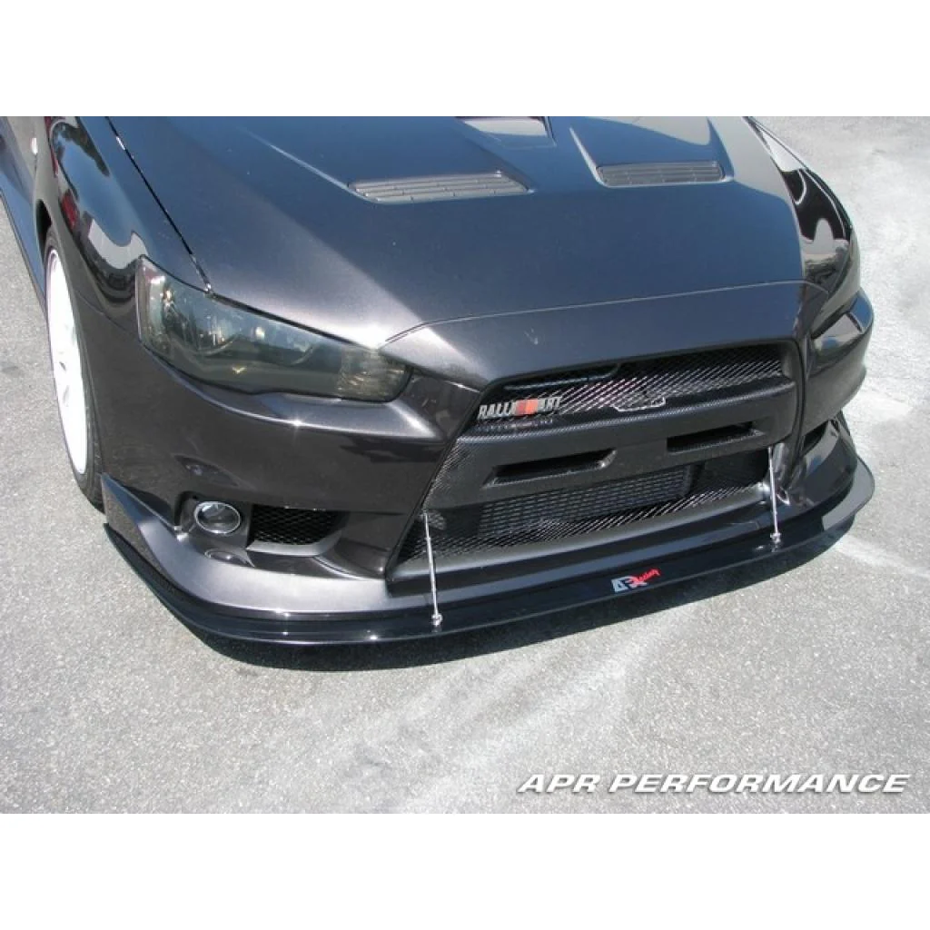 APR- Mitsubishi Evolution X with OEM lip Front Wind Splitter 2008-2016