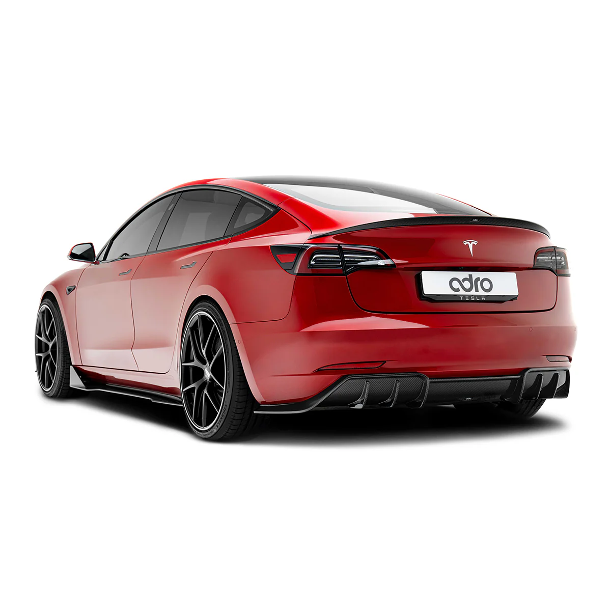 ADRO- TESLA MODEL 3 PREMIUM PREPREG CARBON FIBER SIDE SKIRTS
