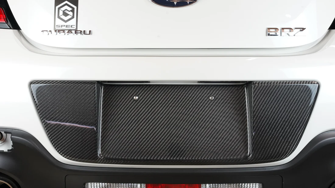 APR- Toyota GR86/ Subaru BRZ Carbon Fiber License Plate Frame 2022-2023