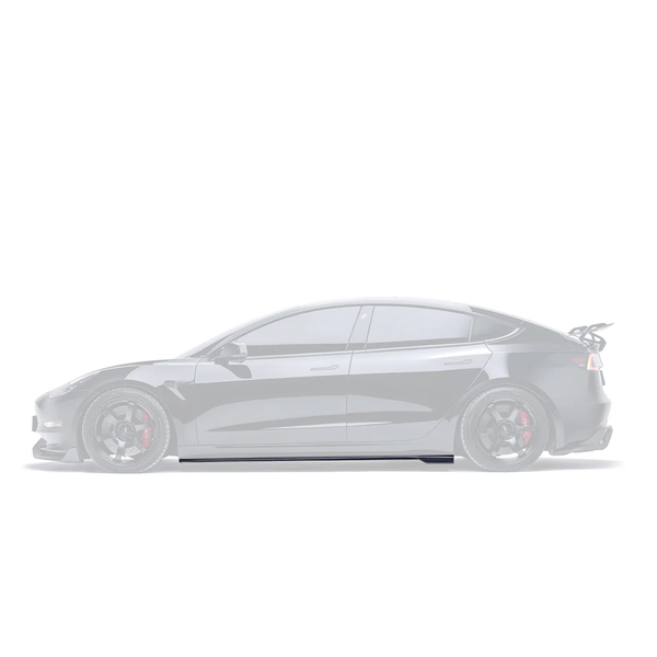 ADRO- TESLA MODEL 3 CARBON FIBER SIDE SKIRT V2