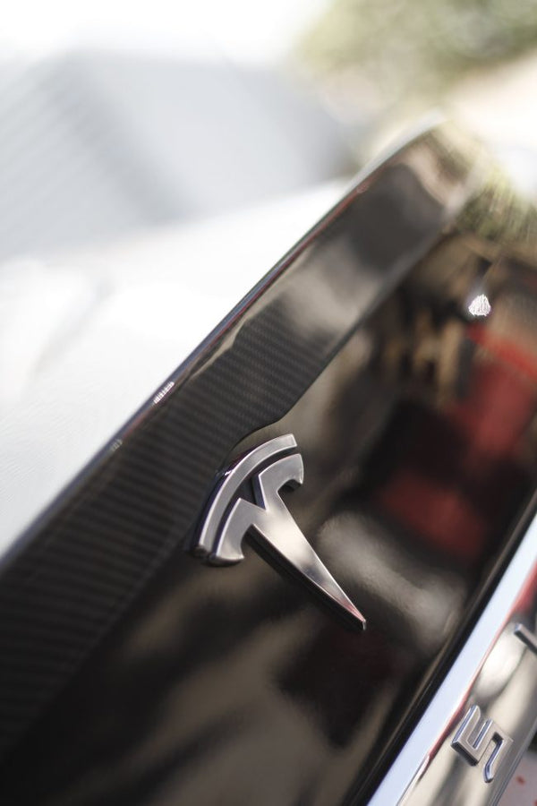 MCP - MODEL S CARBON REAR TRUNK SPOILER