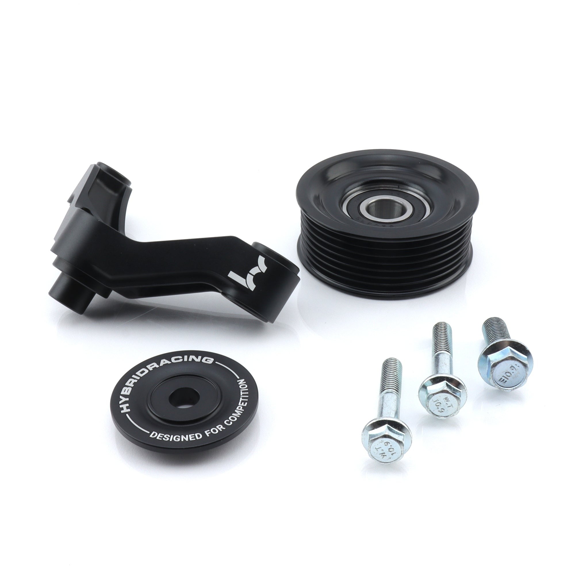 Hybrid Racing K-Series Idler Bracket, Pulley & Belt Combo