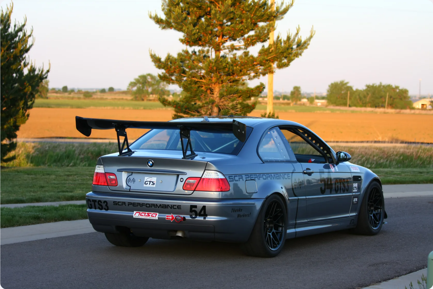 APR BMW E46 3-Series / M3 GTC-300 Adjustable Wing 2001-2006