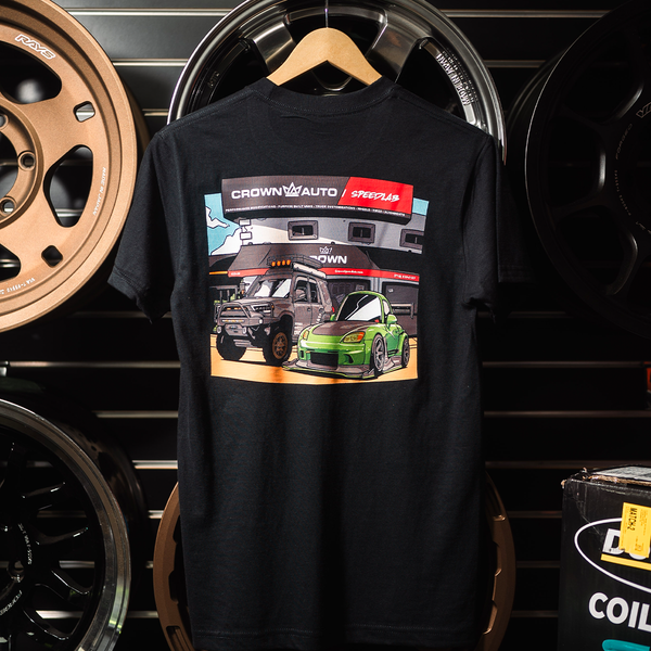 Limited Edition Comic Art Crown Speed Lab Tee 2026 Edition