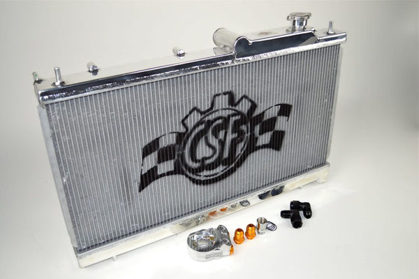 CSF Aluminum Radiator w/ Built In Oil Cooler - Subaru WRX/STI 2015 - 2020