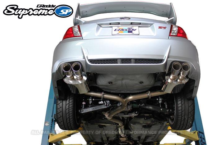 GReddy Supreme SP Exhaust - Subaru STI Sedan (GV8)